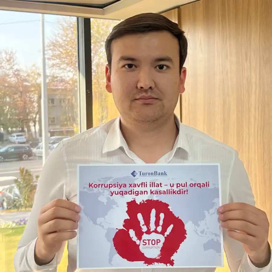 “Turonbank” ATBda antikorrupsiya oyligi